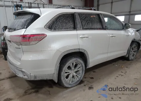 2017 Toyota Highlander Hybrid Le from USA, damaged, VIN 5TDBGRFH2HS033127